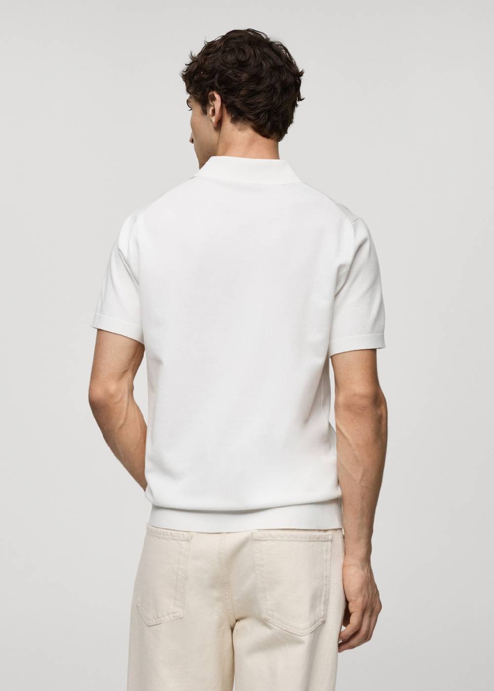 Mango Feinstrick-Poloshirt Bis zu 50% Rabatt
