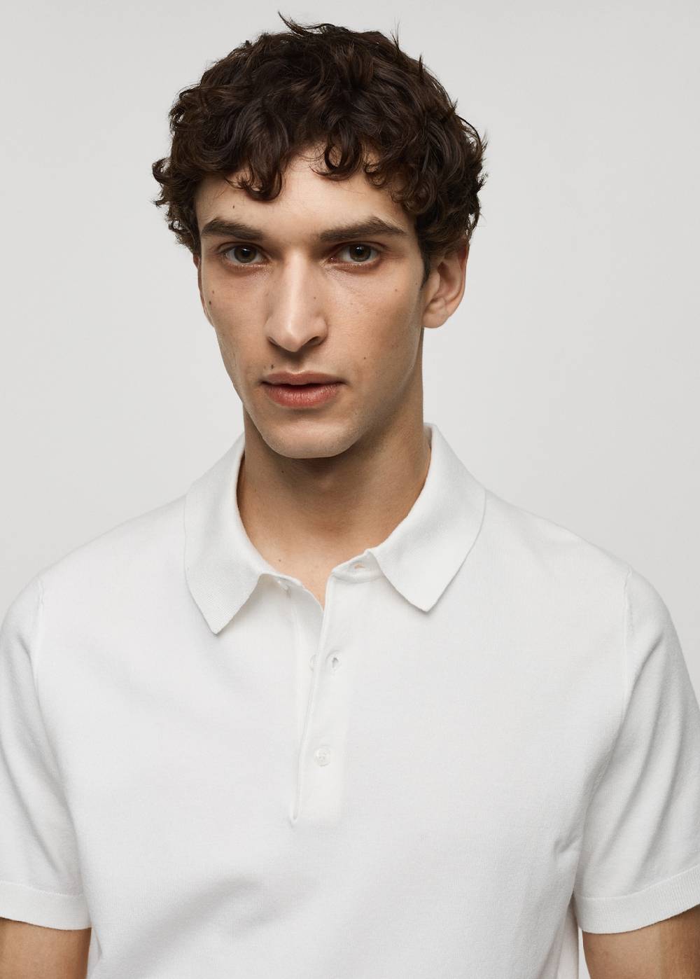 Mango Feinstrick-Poloshirt Bis zu 50% Rabatt