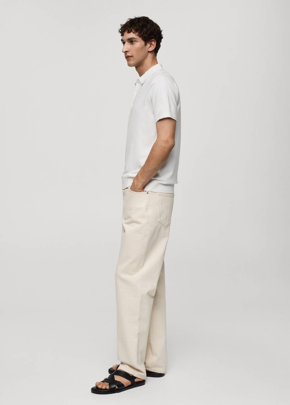 Mango Feinstrick-Poloshirt Bis zu 50% Rabatt