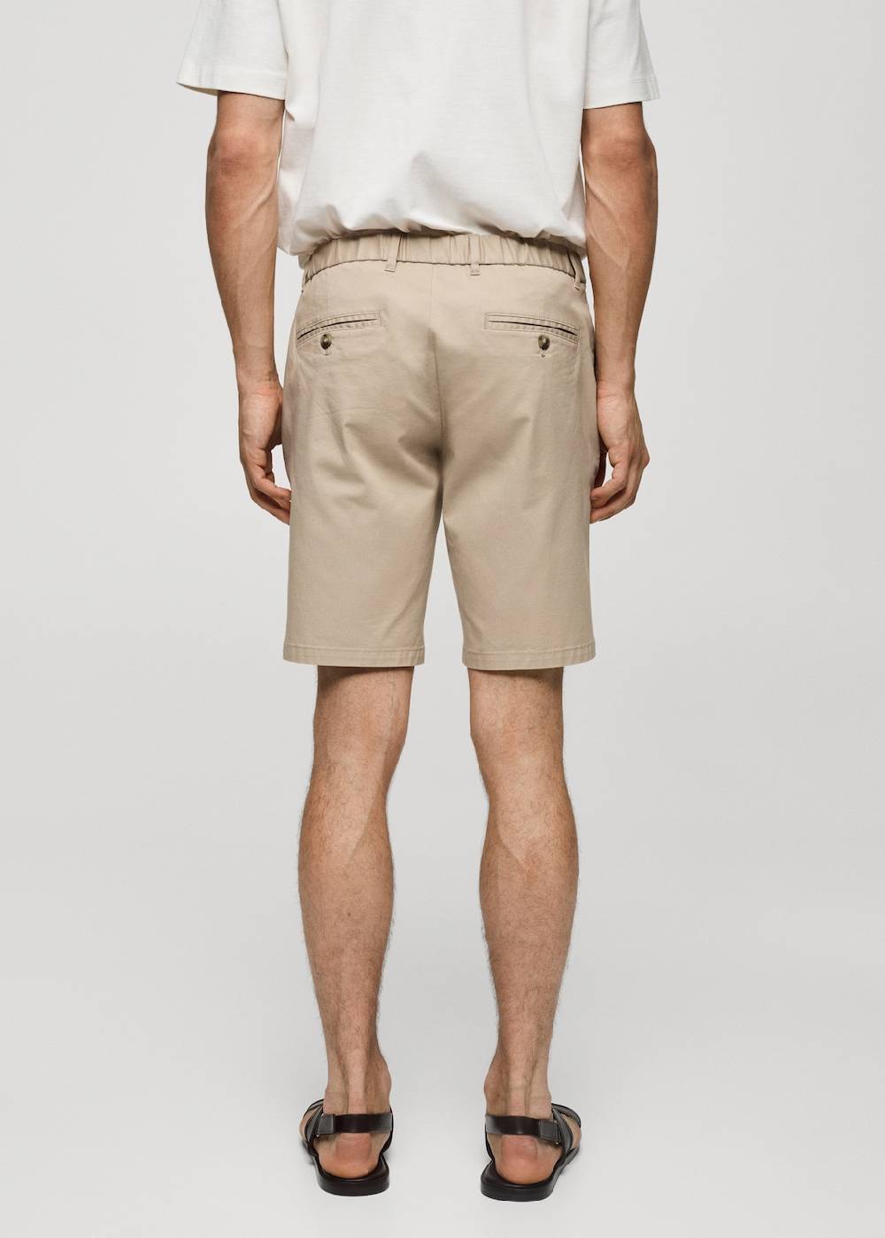 Mango Slim-Fit-Bermudashorts im Chino-Stil aus Baumwolle Bis zu 60% Rabatt