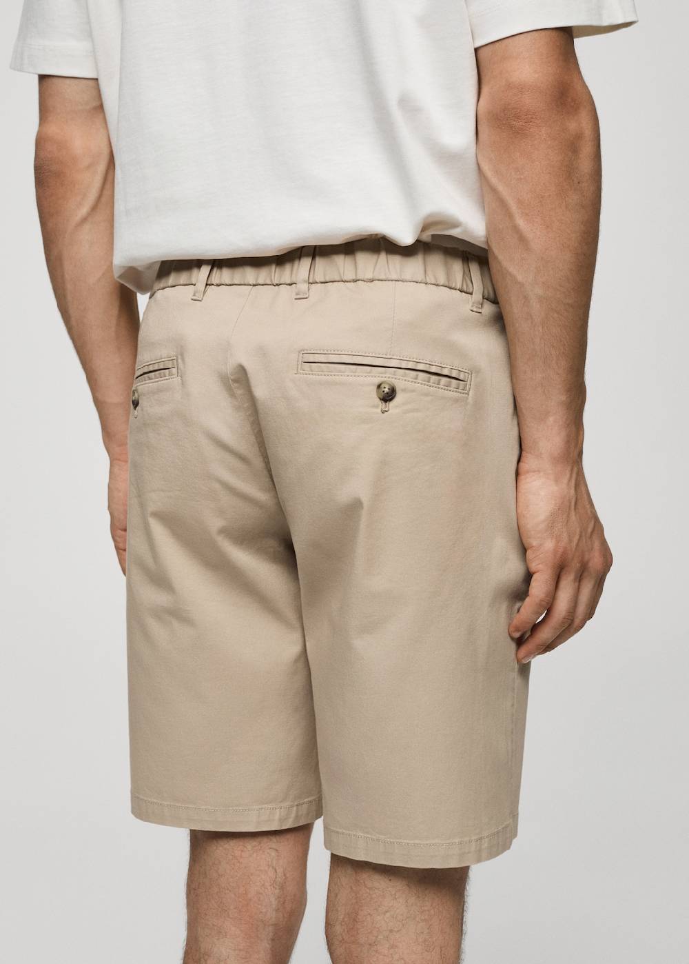Mango Slim-Fit-Bermudashorts im Chino-Stil aus Baumwolle Bis zu 60% Rabatt
