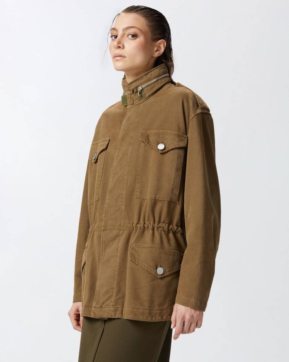 Pinko Utility-Hemdjacke aus Baumwolle Flash Sale