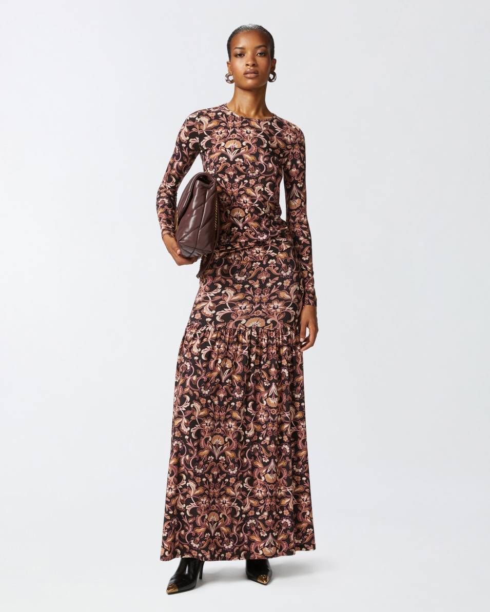 Pinko Langarm-Shirt mit Blumenprint Black Friday