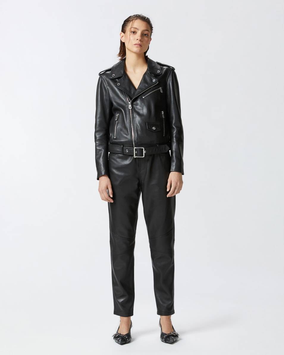 Pinko Bikerjacke aus weichem Nappaleder Heißer Verkauf