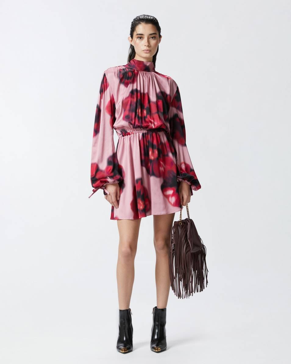 Pinko Rückenfreies Minikleid mit Blumenprint Kauf eins, bekomm eins gratis