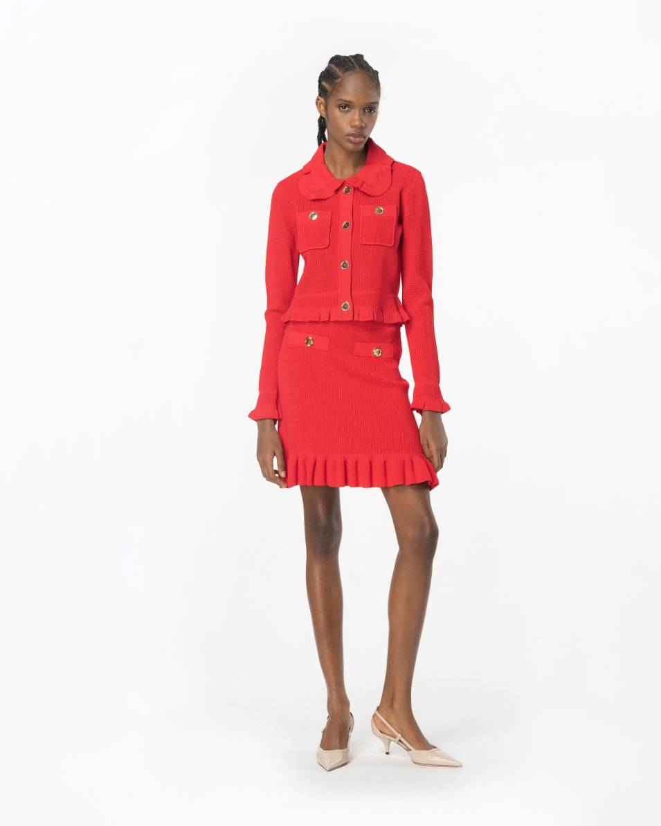 Pinko Kleine Strickjacke Neueste Mode