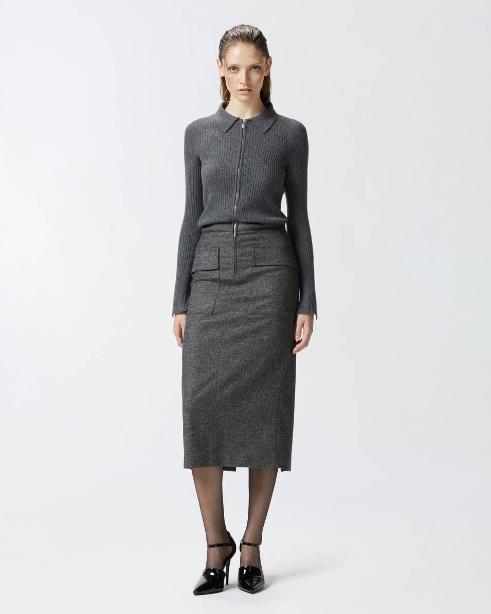 Pinko Strickkleid in zweiteiliger Optik Online Shopping