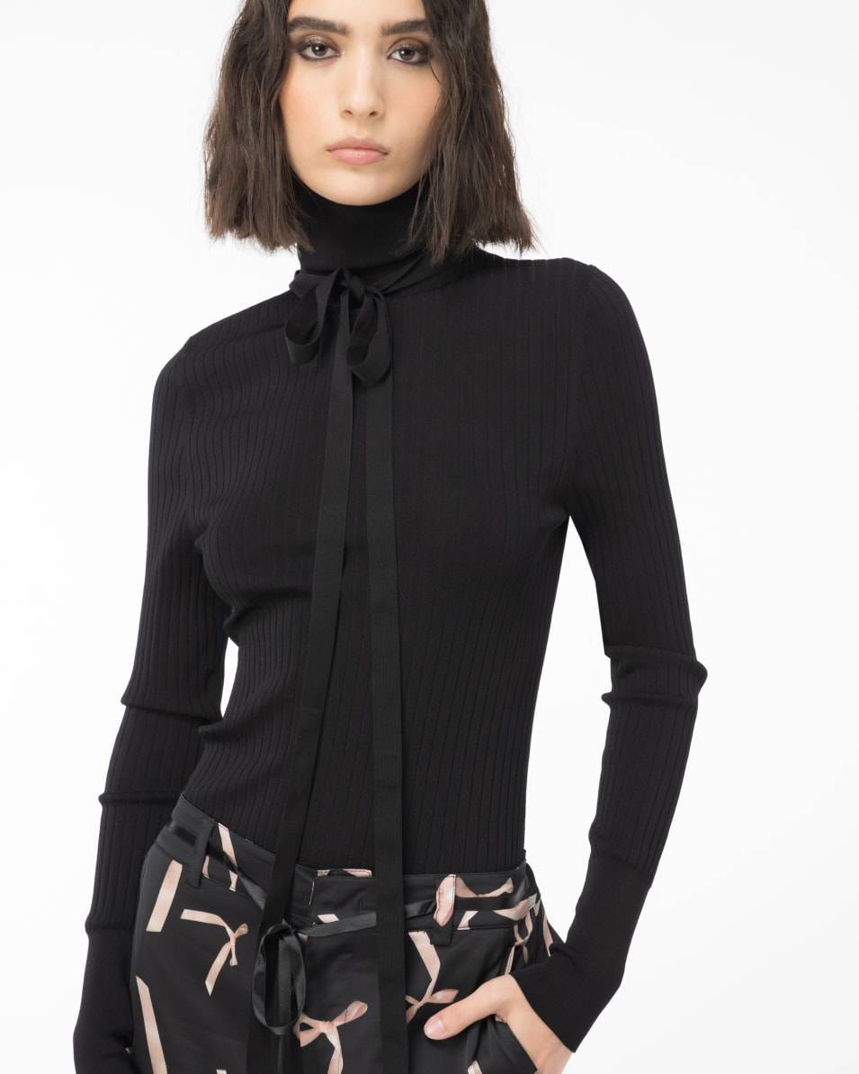 Pinko Cargohose mit Schleifchen-Print Reimagine PINKO by Patrick McDowell Black Friday Preise
