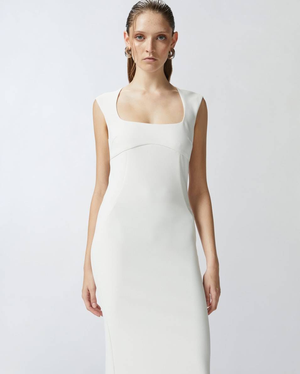 Pinko Midikleid aus Crêpe-Stoff mit Reißverschluss Top Angebot