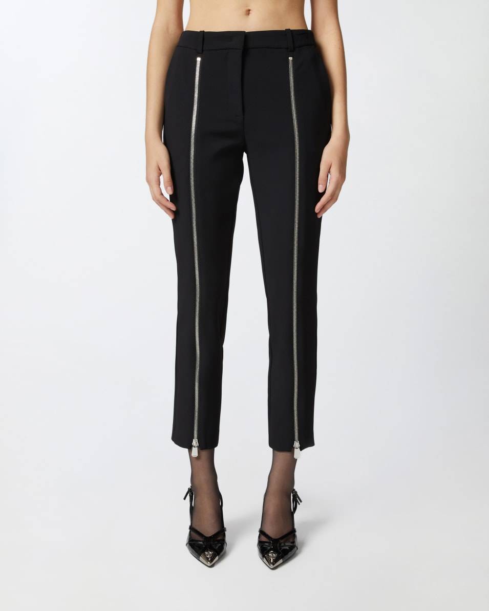 Pinko Hose im Slim Fit mit Metallreißverschluss Große Rabatte