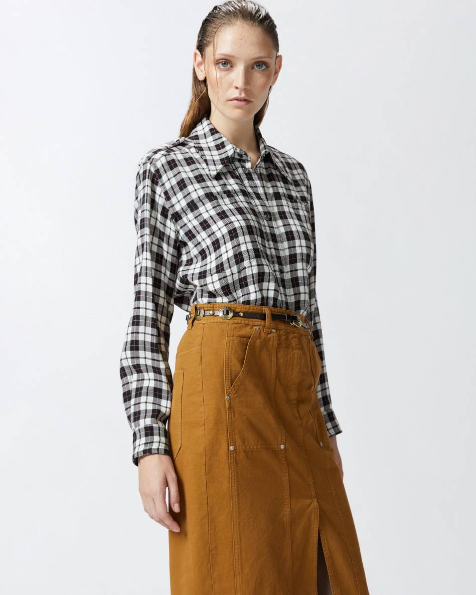Pinko Klassische Hemdbluse mit Karomuster Bestseller