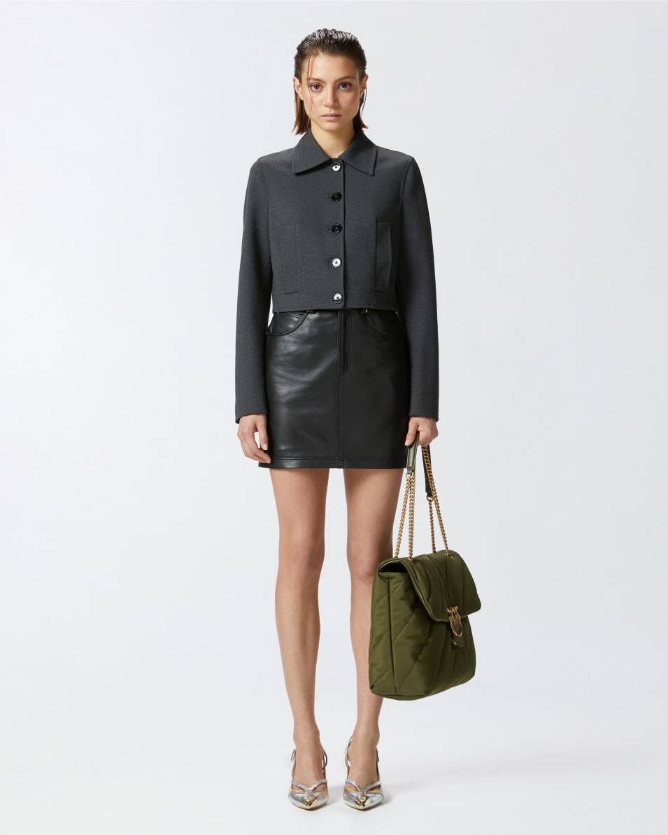 Pinko Einreihige Kurzjacke Punto-di-Roma Wochenangebot