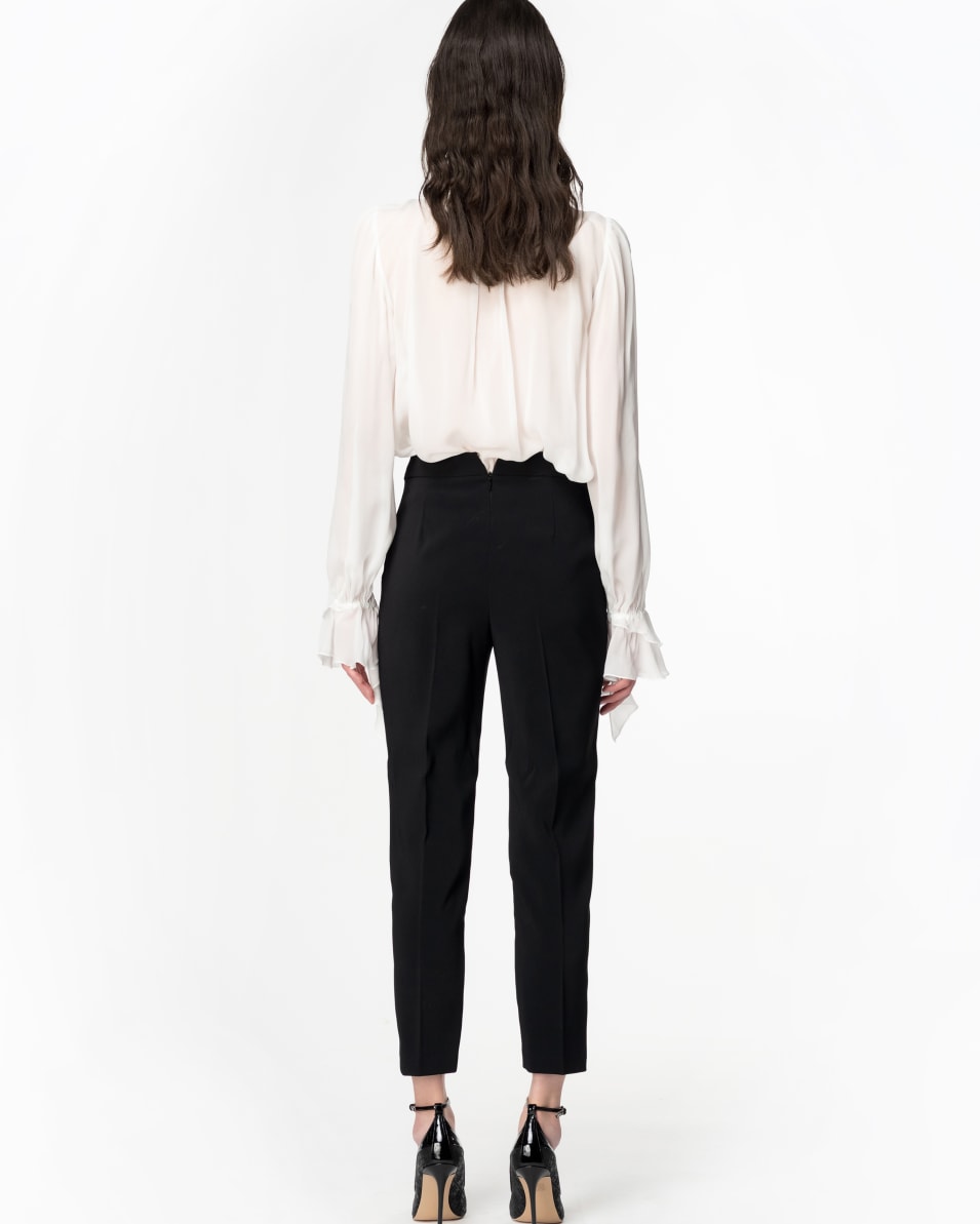 Pinko Slim-Hose aus Stretch-Crêpe 50% Rabatt mit kostenlosem Versand