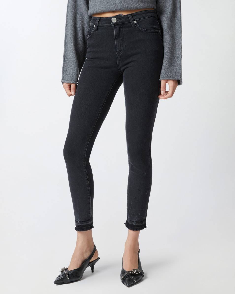 Pinko Enge Skinny-Jeans aus schwarzem Denim Vatertagsangebot