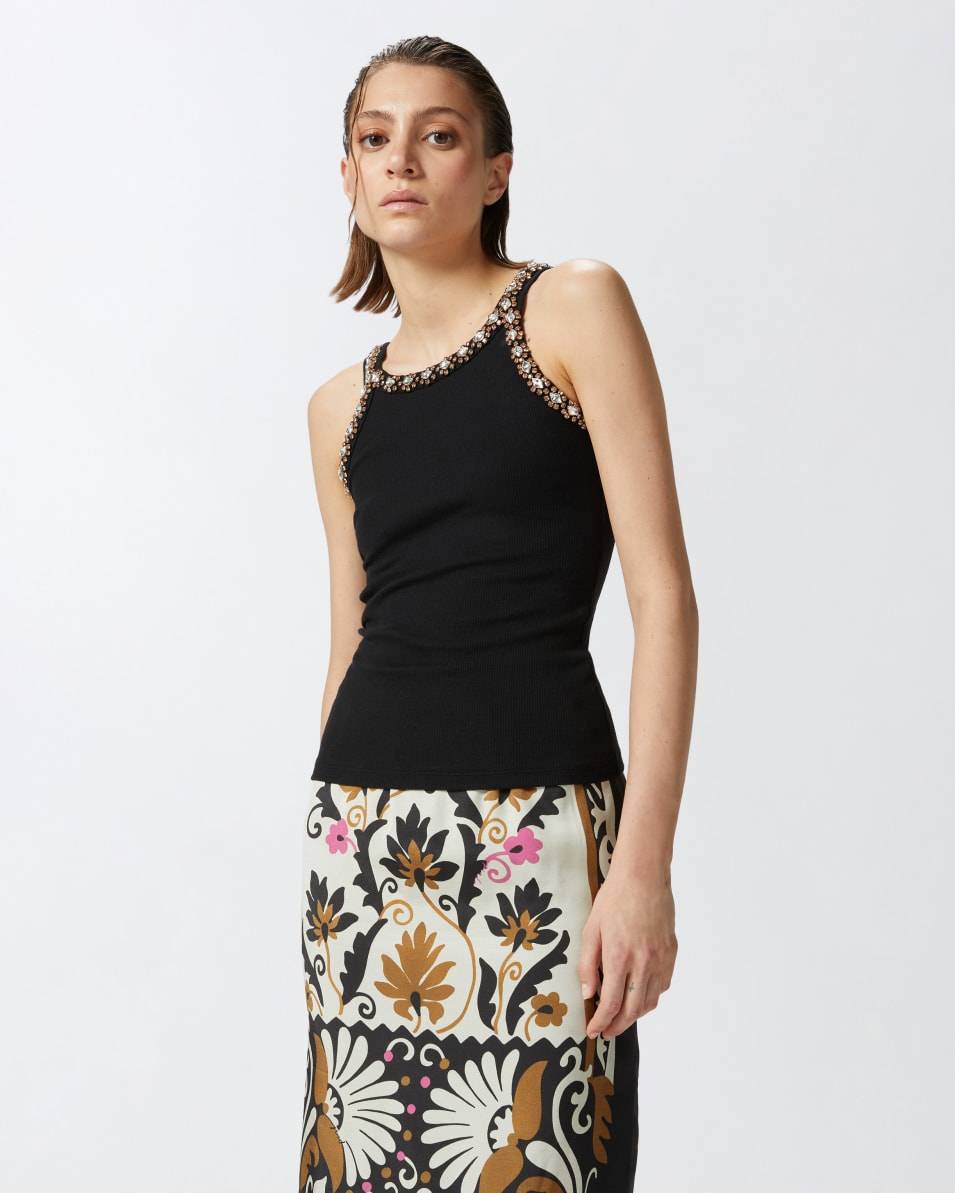 Pinko Tanktop mit glänzender Stickerei Bis zu 65% Rabatt
