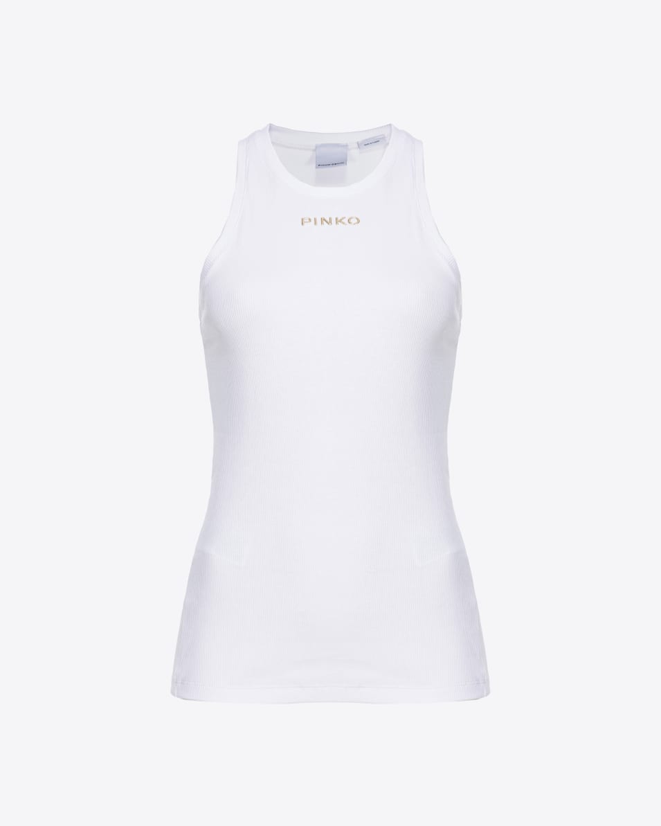 Pinko Geripptes Top mit Logo Nur für heute