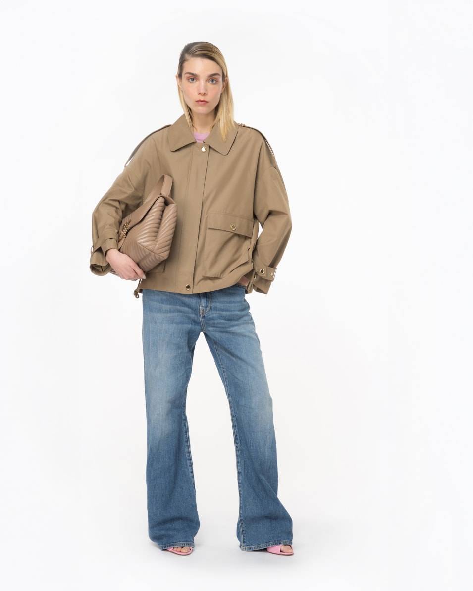 Pinko Parka aus Gabardine Auslauf