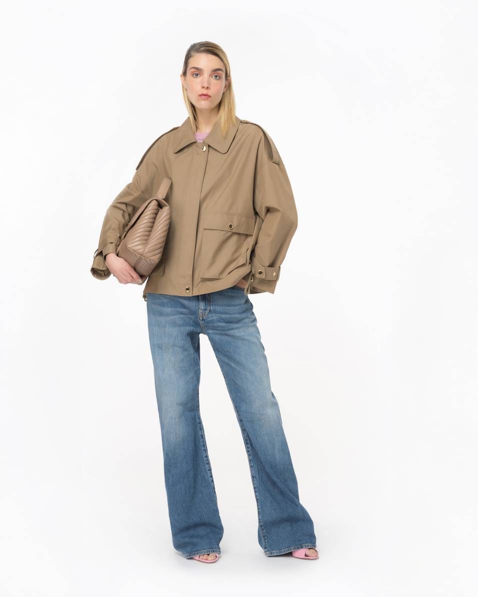Pinko Parka aus Gabardine Auslauf