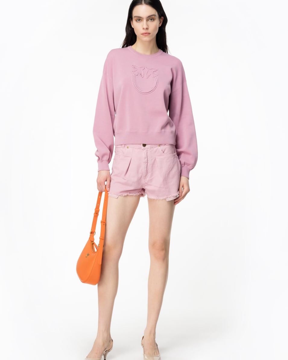 Pinko Pullover Applikation Love Birds Verkauf