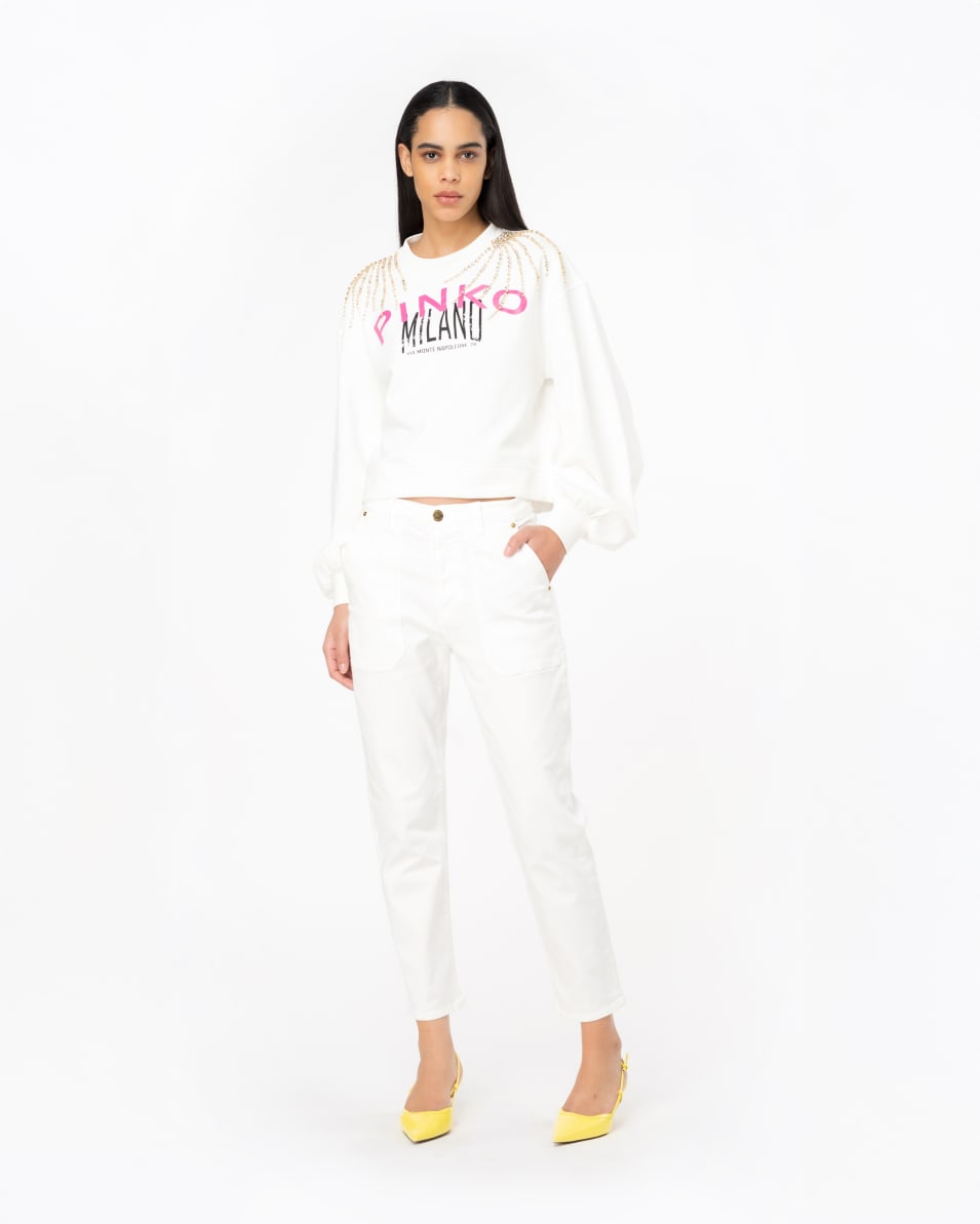 Pinko Sweatshirt PINKO Cities Schlussverkauf