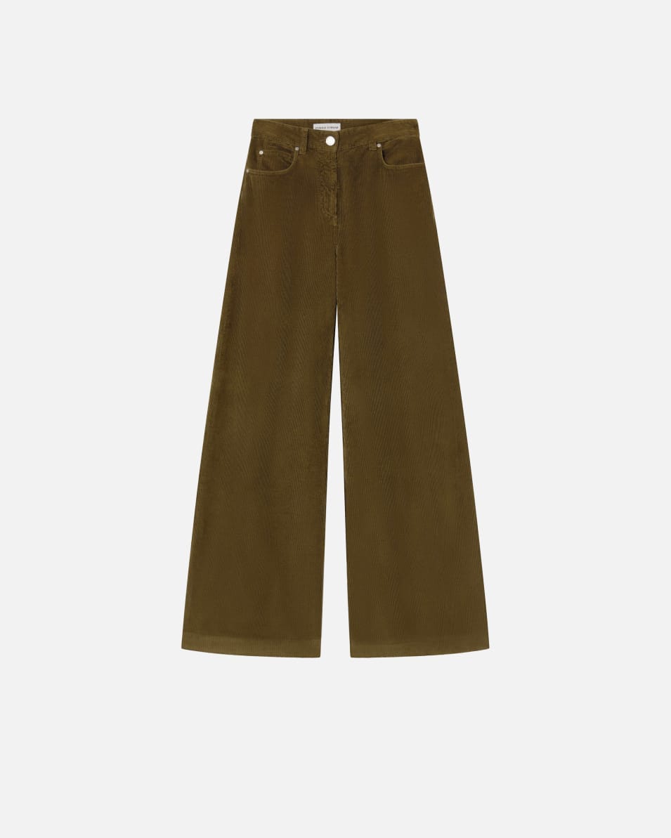 Pinko Palazzo-Hose aus Feincord Saisonale Angebote