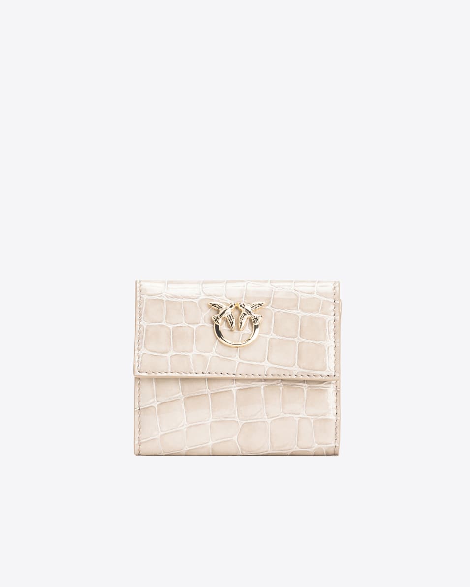 Pinko Kleine Geldbörse Krokoprägung PINKO Galleria Clearance-Verkauf