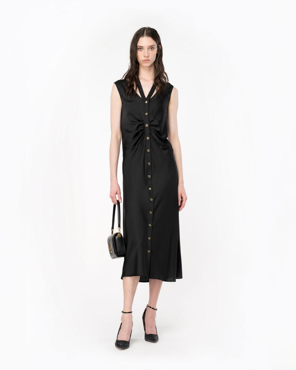 Pinko Midikleid aus mattem Satin Outlet