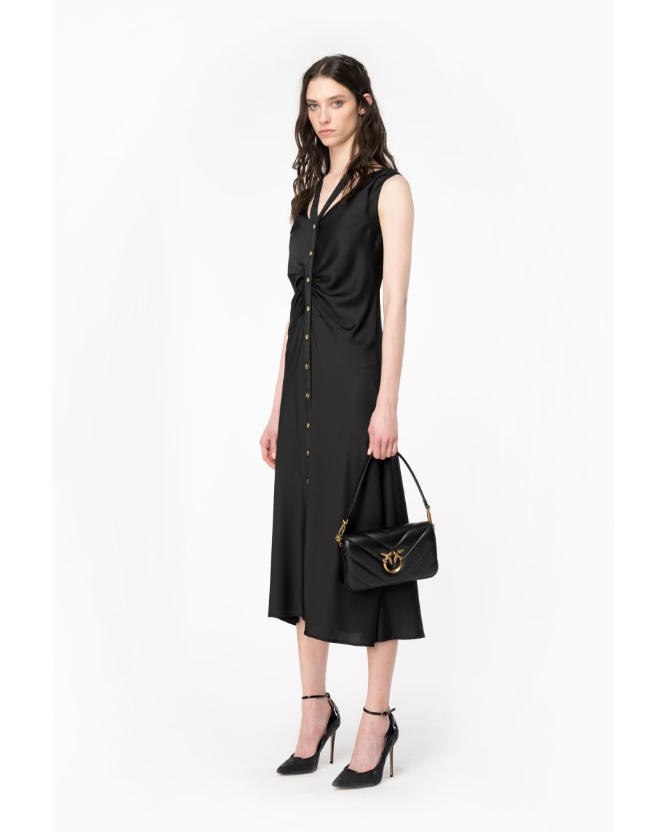 Pinko Midikleid aus mattem Satin Outlet
