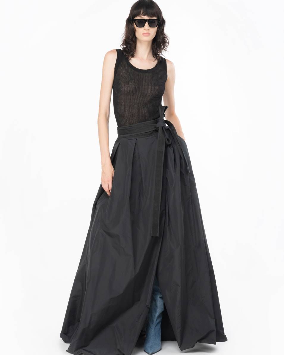 Pinko Eleganter Maxirock aus Taft Flash Sale