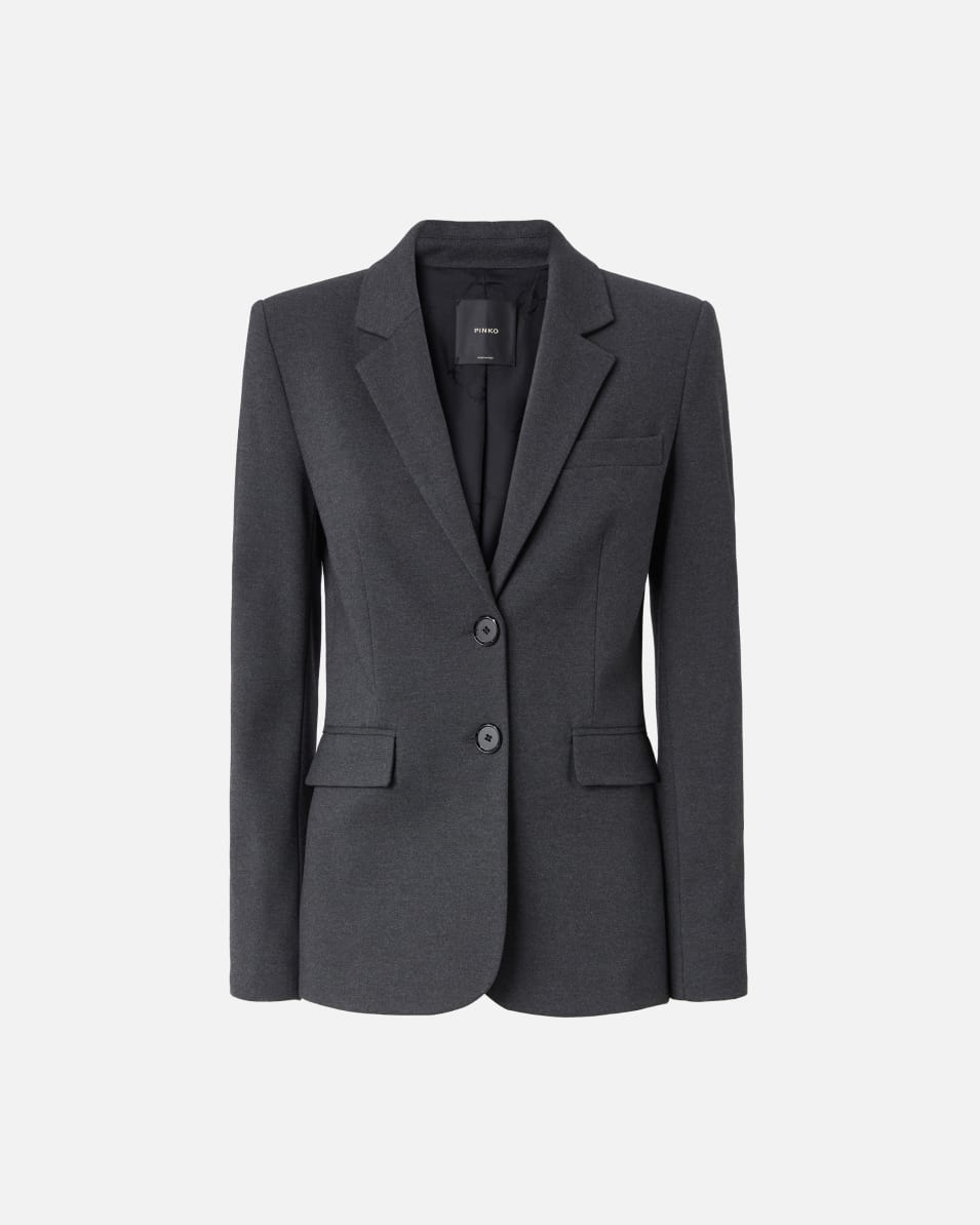 Pinko Einreihiger Blazer mit strukturierten Schultern Räumungsverkauf