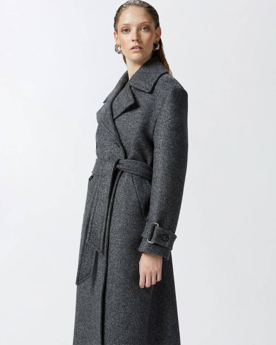 Pinko Mantel im Trenchcoat-Stil mit Gürtel Kostenlose Rückgabe