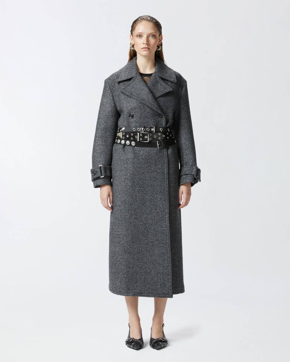 Pinko Mantel im Trenchcoat-Stil mit Gürtel Kostenlose Rückgabe