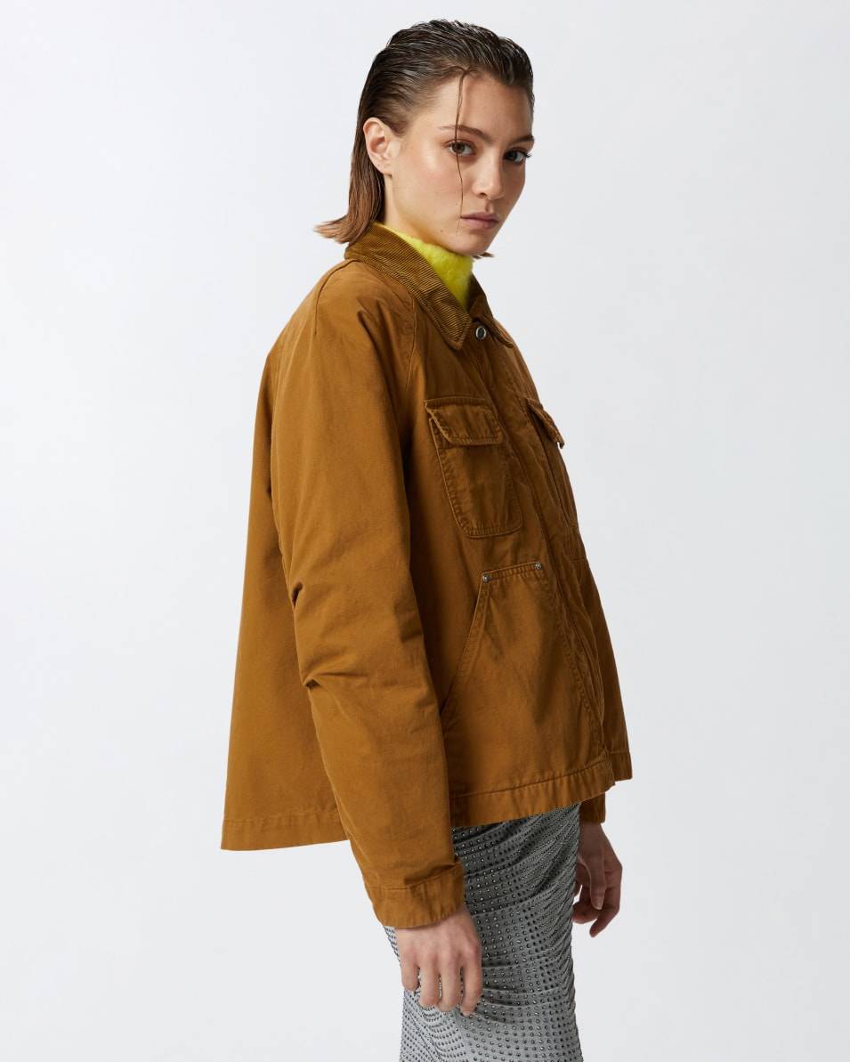 Pinko Cabanjacke mit Cordkragen 2025
