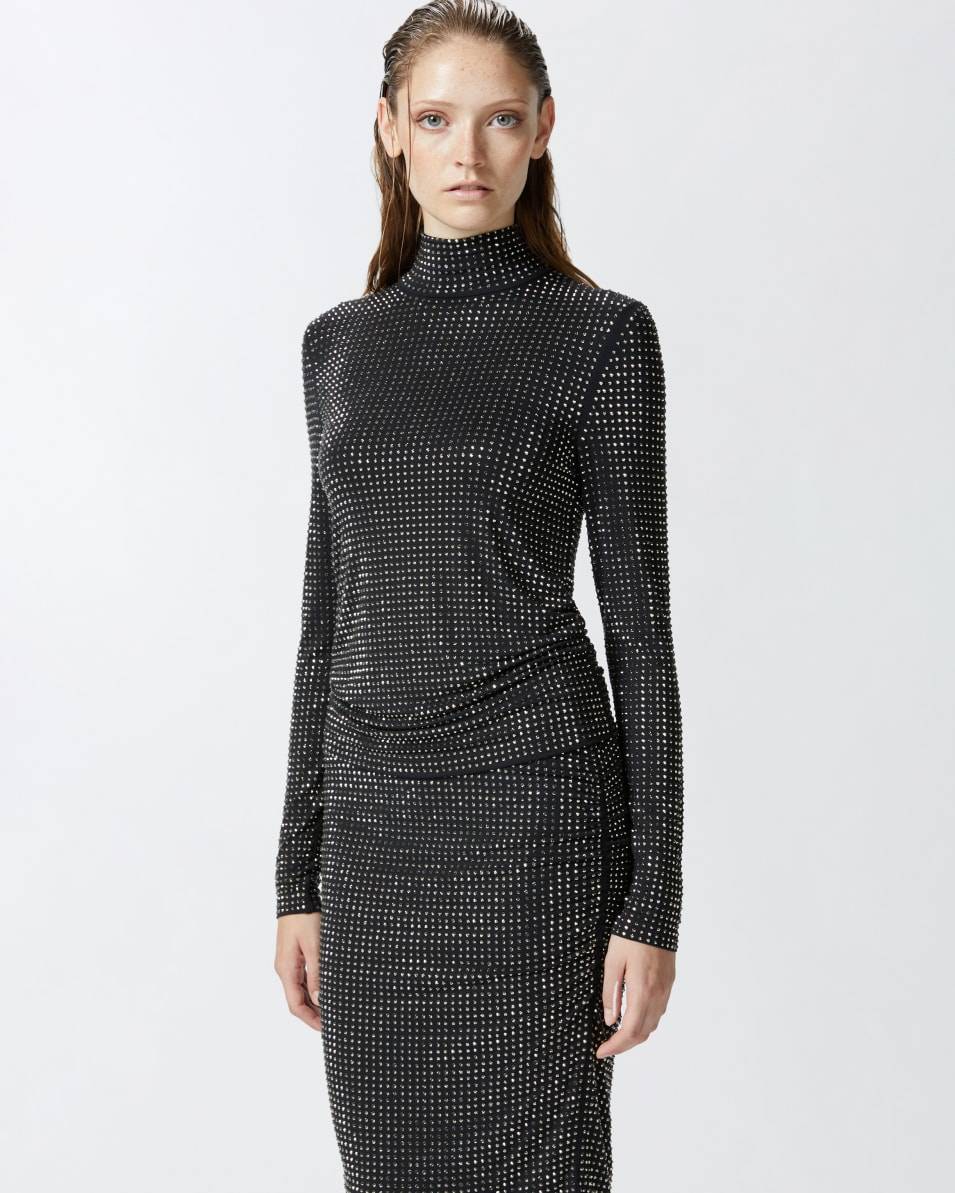 Pinko Turtleneck sweater in full jersey Limitierter Zeitrabatt