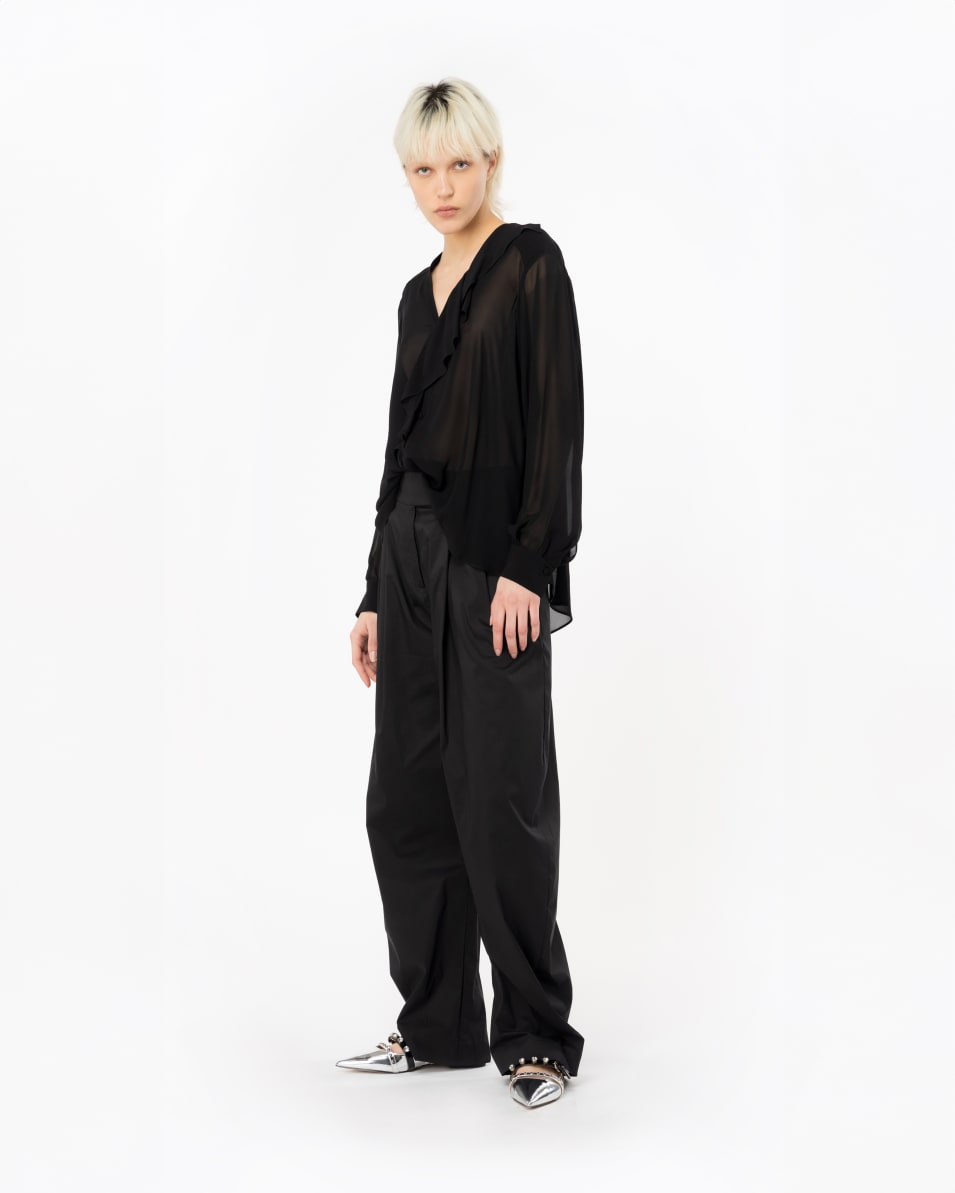 Pinko Bluse mit Volant Begrenztes Angebot
