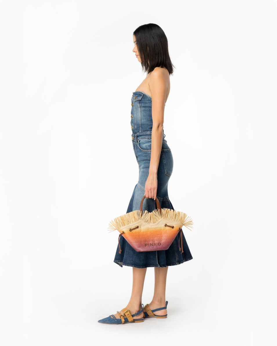 Pinko Midikleid Denim Vintage Zeitlich begrenztes Angebot