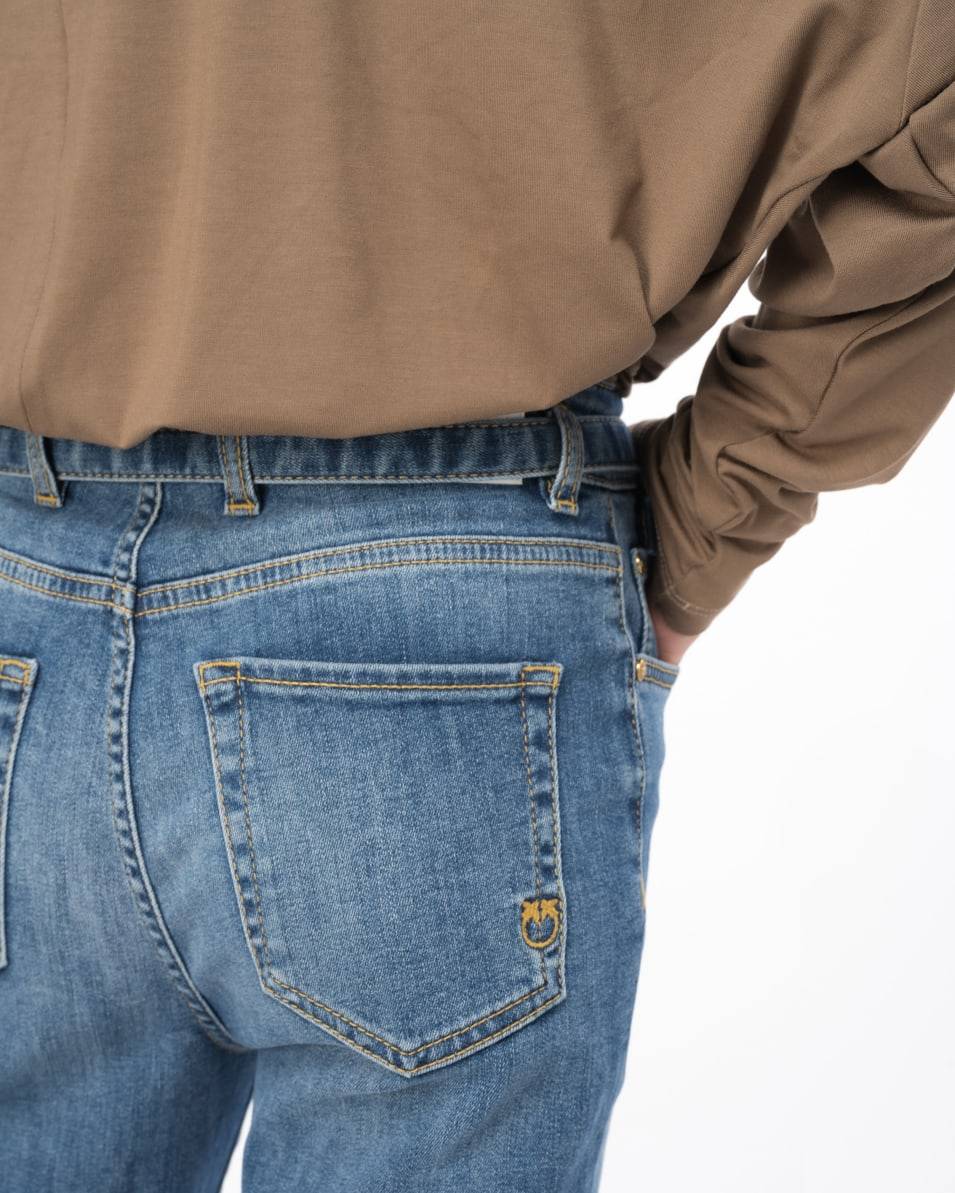 Pinko Skinny Jeans aus Stretch-Denim in Vintage-Optik Nur noch ein Tag übrig
