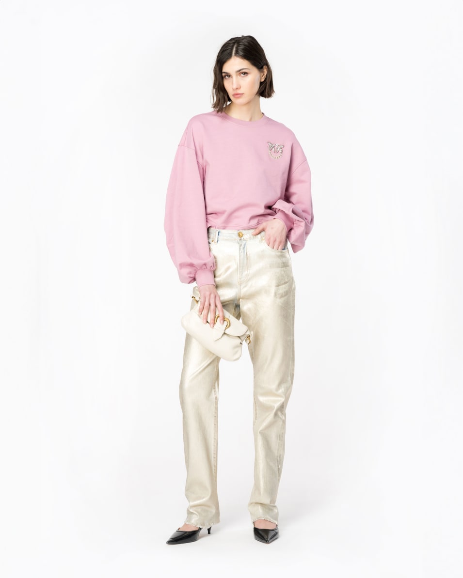 Pinko Jeans Straight Shining Denim Super Rabatt
