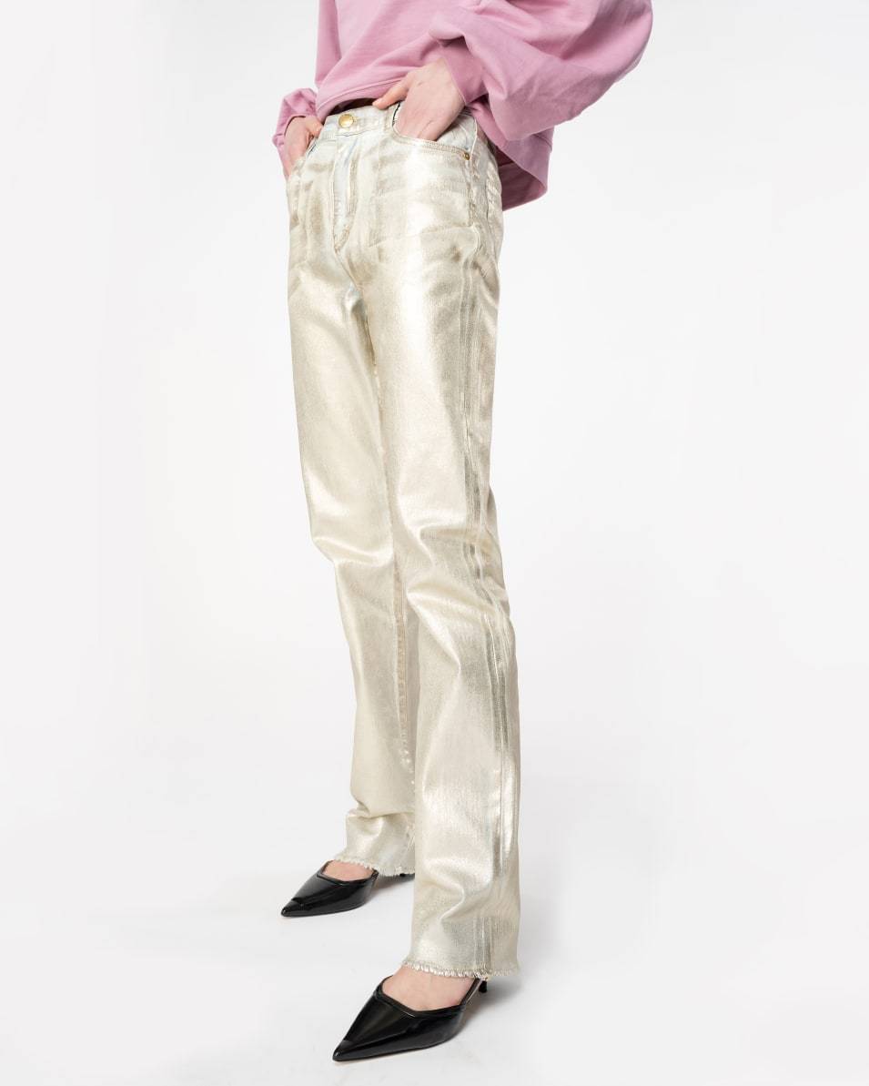Pinko Jeans Straight Shining Denim Super Rabatt