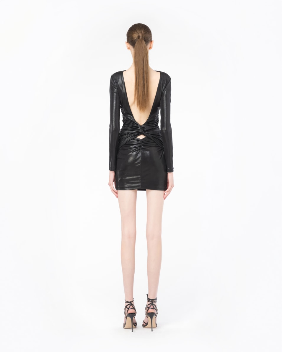 Pinko Minikleid aus beschichtetem Jersey Rabatte dieses Monats