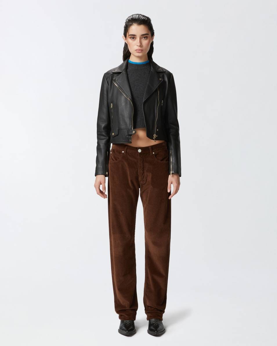 Pinko Hose im Loose Fit aus Cordsamt Angebote