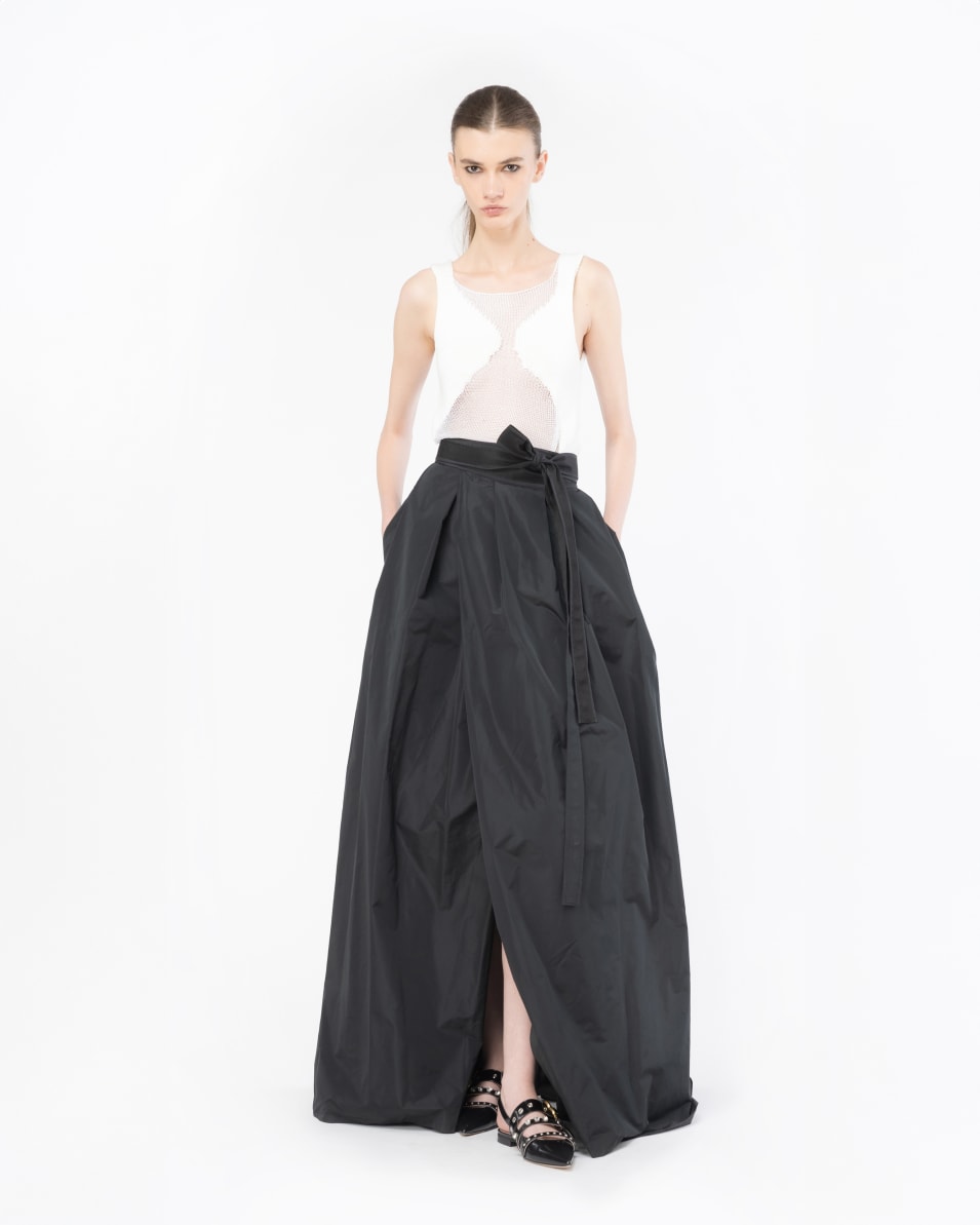 Pinko Netz-Top Patch transparent Cyber Monday