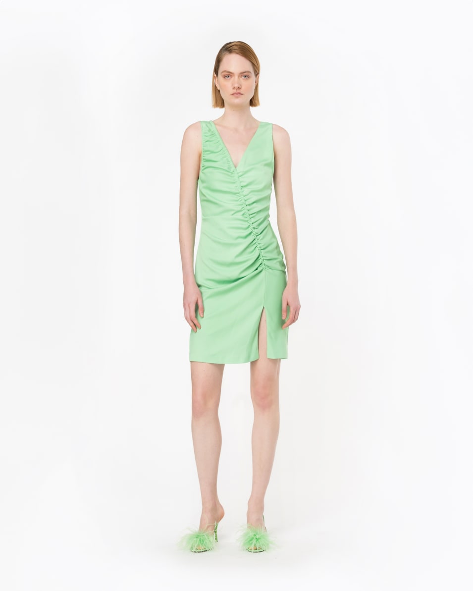 Pinko Minikleid aus mattem Satin Heißer Verkauf