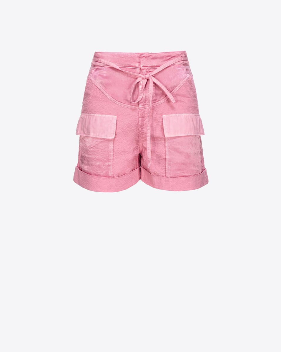 Pinko Fließende Shorts mit Maxitaschen Große Rabatte