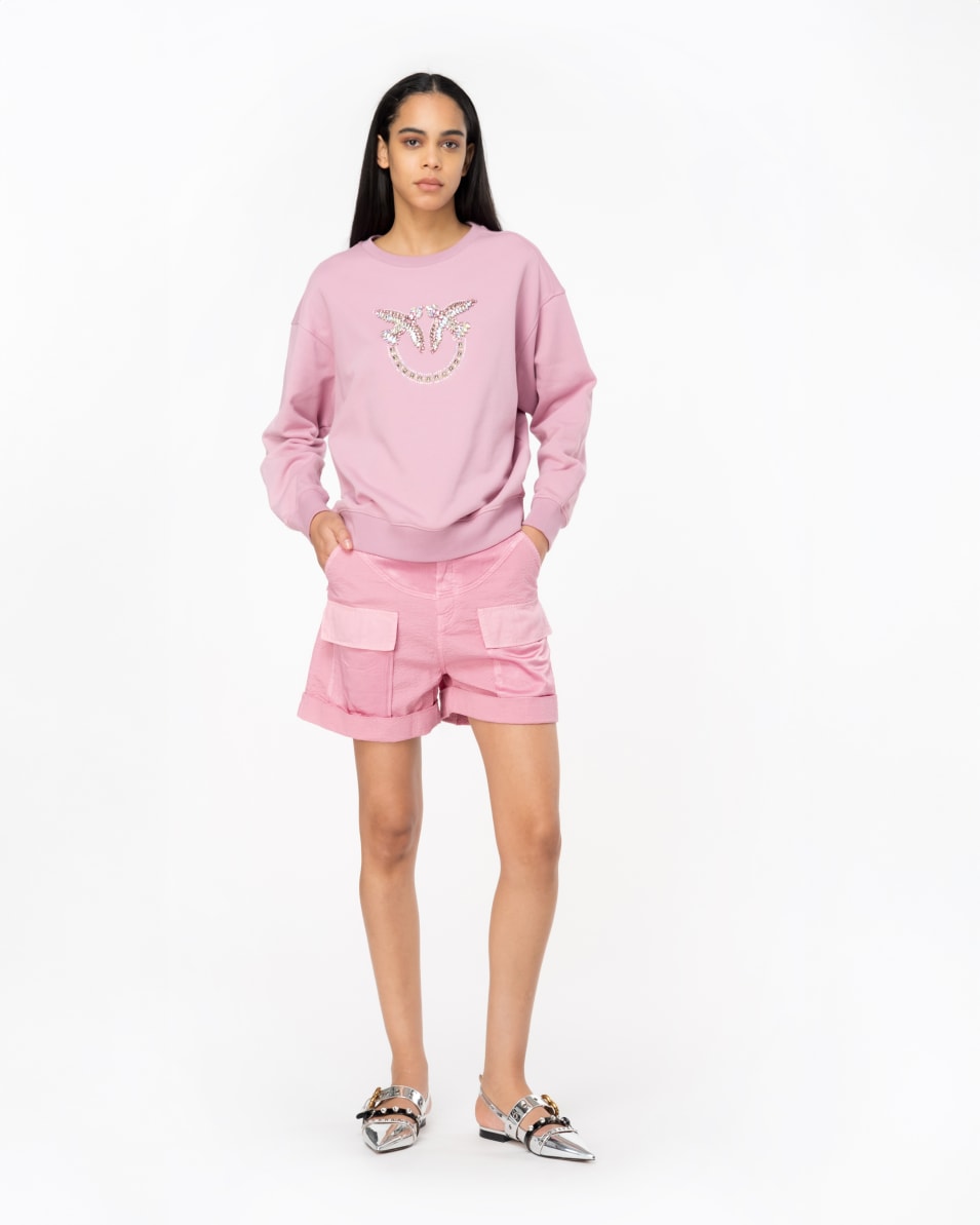 Pinko Fließende Shorts mit Maxitaschen Große Rabatte