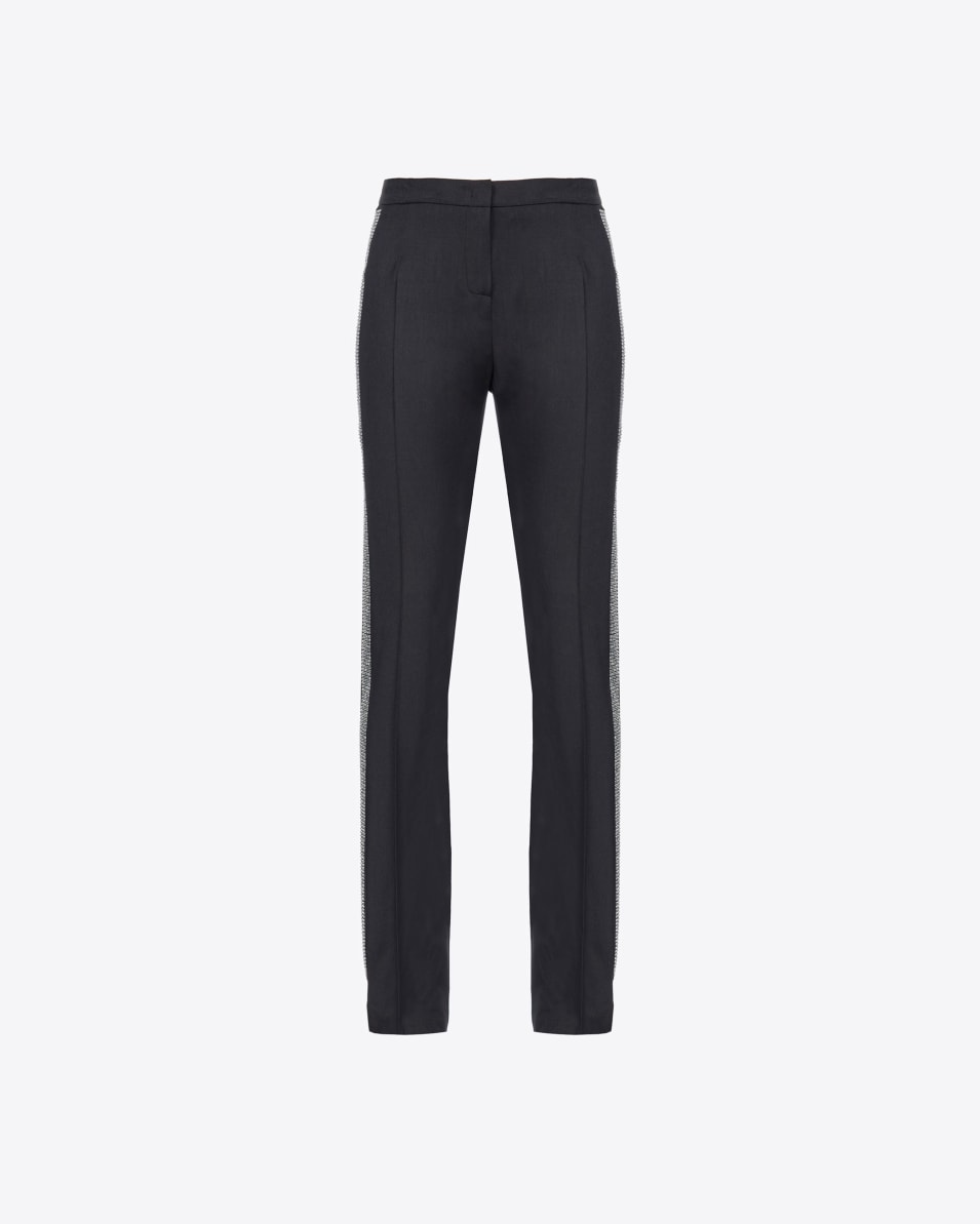 Pinko Hose mit strassbesetztem Galonstreifen Bestseller