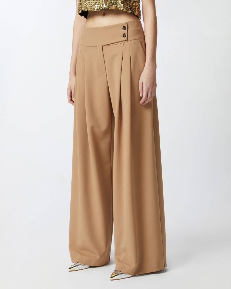 Pinko Elegante Hose mit weitem Bein und Bundfalten Wochenangebot