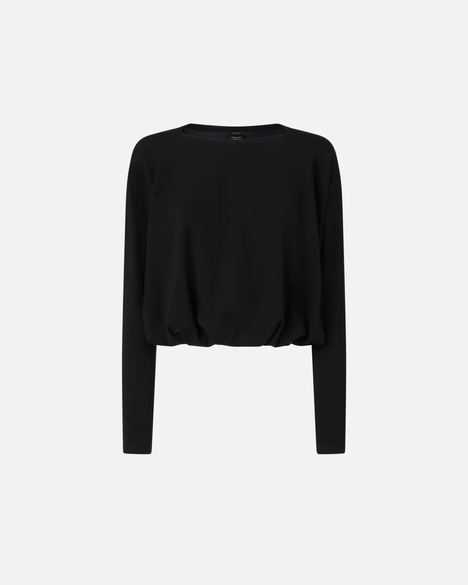 Pinko Pullover aus fließendem Jersey mit Drapierung Letzte 2 Tage