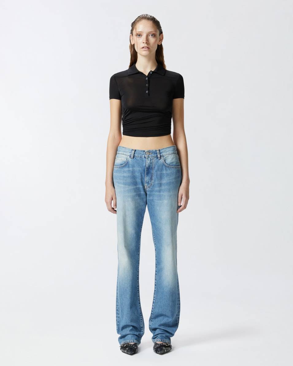 Pinko Jeans loose-fit in denim vintage blu chiaro Bis zu 60% Rabatt