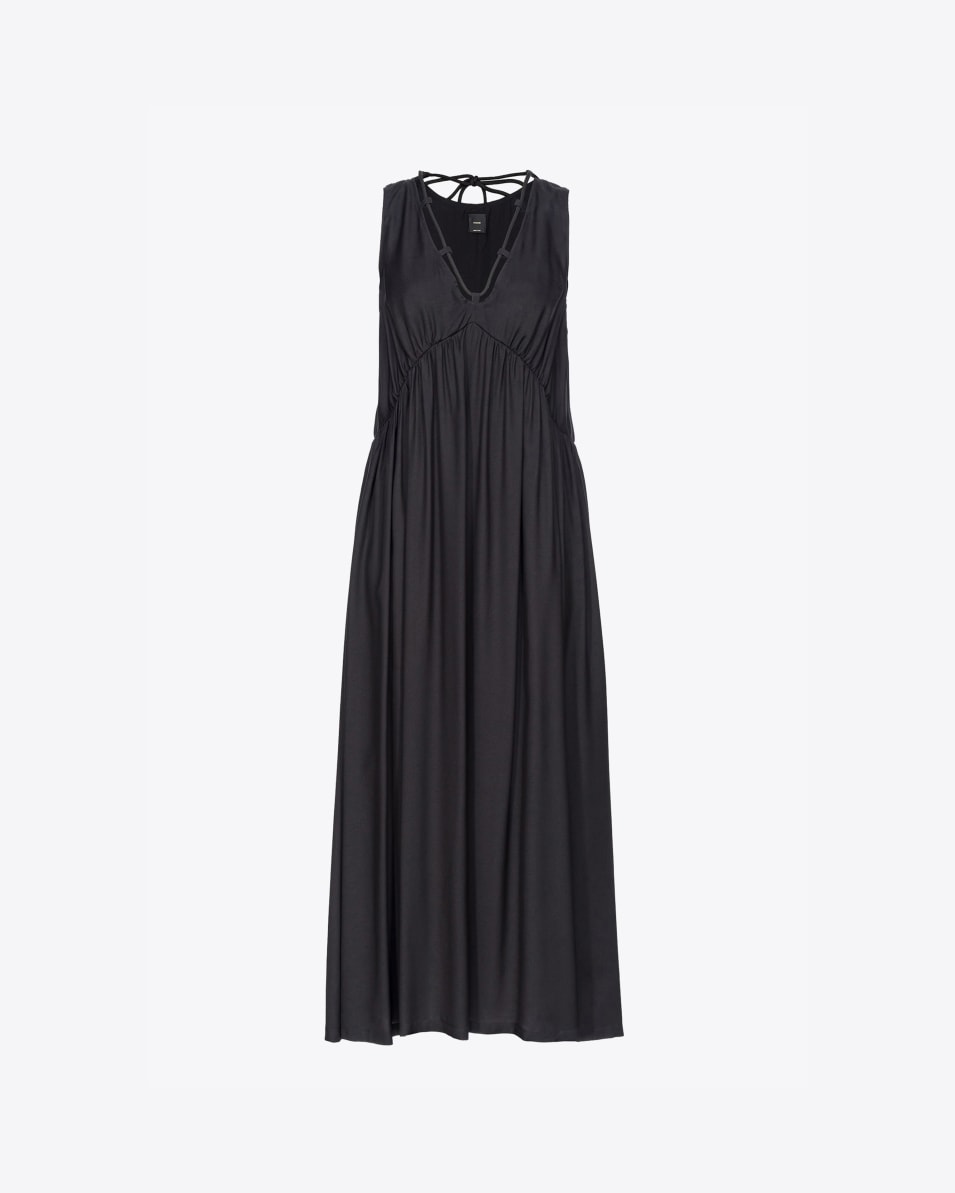 Pinko Langes Kleid aus technischem Popeline